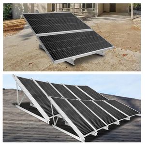 Support de montage solaire en aluminium réglable, surface anodisée, support photovoltaïque triangulaire - Product Image 6