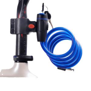 Bicycle <b>Lock</b> Steel <b>Cable</b> 120 Cm Durable Anti Theft For Road Bike Mountain Bike Electric Motorcycle - Product Image 2