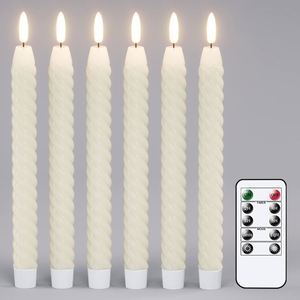 เทียน LED ไร้เปลวไฟ แบบแท่ง 3 มิติ เหมือนเปลวเทียนจริง ใช้แบตเตอรี่ สำหรับตกแต่งบ้าน งานแต่งงาน งานเลี้ยงอาหารค่ำ ลดราคาพิเศษ - Product Image 1