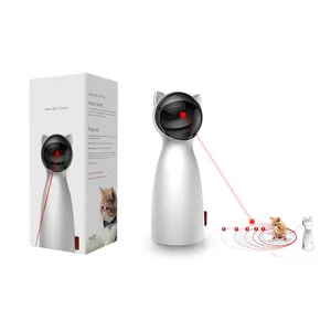 Brinquedo inteligente laser infravermelho, brinquedo engraçado de gato para animais de estimação, treinamento interativo, esportivo, luz a laser para gato