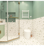 Carreaux de porcelaine antidérapants de luxe 8,8-9,0 mm 600x600 Terrazzo Céramique pour sols domestiques Blanc 600x600 Carrelage céramique Terrazzo
