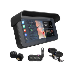 Không thấm nước Màn hình cảm ứng Dashcam xe máy Android tự động không dây Carplay GPS navigation màn hình - Product Image 1