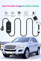 DIBOEV 32A Level GBT CCS 2 AC Ev Charger 7KW EVSE écran liquide affichage chargeurs de voiture électrique Type2 Portable Ev Charger