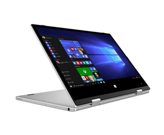 2 in 1 11 Inch White Laptop with 360 Degree Rotary Touch Screen 8GB DDR4 Ram 1TB SSD Notebook Computer