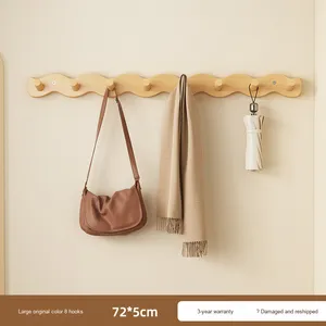 Moderno Wave <span class=keywords><strong>Design</strong></span> a <span class=keywords><strong>parete</strong></span> appendiabiti con portachiavi per portaoggetti per ingresso o camera <span class=keywords><strong>da</strong></span> letto per casa soggiorno mobili - Product Image 5