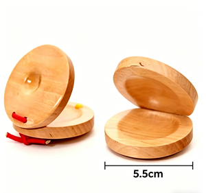 Envío Directo de Fábrica: Castañuelas de Madera <span class=keywords><strong>Rombo</strong></span> para un Sonido Nítido, Ideales para la Familia y Grupos de Juego al Aire Libre, Accesorios Musicales DIY - Product Image 5