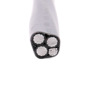 Câble électrique d'entrée de service UL 854 homologué 600V, fabrication de fils AL SER 4/0-4/0-4/0-2/0 - Product Image 4