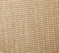 Filet d'ombrage flexible en HDPE beige, taux d'ombrage 60-85%, 3m x 50m, pour serre, plantation de légumes, protection solaire extérieure