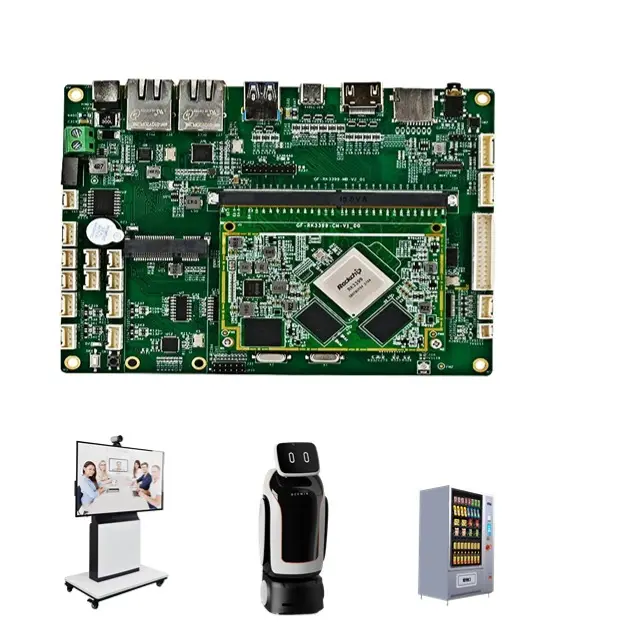 Android Board RK3399 TV Set Top Boxes Board Avec 3G/4G Android Tablet PC Digital Signage arm development board