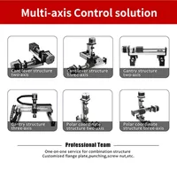 Kit de bras robotique motorisé avec module linéaire CNC, actionneur de mouvement à vis à billes, table coulissante sur rail, plateau XYZ et robot portique