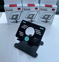 Vente en gros de support pour téléphone tablette PC avec logo personnalisé Support de table de bureau pliable en alliage ABS