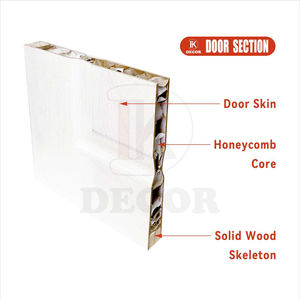 Puertas interiores de Color blanco con núcleo hueco precolgado de 30*80 pulgadas de madera de China para apratment - Product Image 4