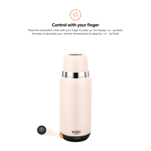 Calentador de Leche para Bebés con Control Táctil por Aplicación Inteligente, Termo con Temperatura Constante, Biberón Portátil para Viajes, Resistente al Agua IPX7 - Product Image 3