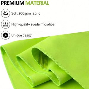 Toallas de Microfibra Super Absorbentes de Secado Rápido al por Mayor para Gimnasio, Natación, Yoga y Deportes con Bolsillo con Cierre - Product Image 5