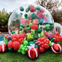 Dôme Igloo Transparent Gonflable pour Enfants, Location pour Mariages et Anniversaires, Tente Bulle Gonflable Transparente, Maison Bulle