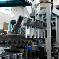 Ligne de production de bouteilles PET de 2 L entièrement automatique à 4 cavités, machine de soufflage de bouteilles extensibles pour la fabrication de bouteilles d'eau