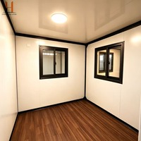 Maison conteneur pliable et extensible à toit plat de 20 pieds ou 40 pieds avec salle de bain - Maison préfabriquée moderne - Zhonghuan Living