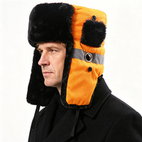 Nuovo Cappello Invernale Unisex Lei Feng con Display LED, Extra Spesso, Foderato in Pile, Antifreddo, Protezione per le Orecchie, in Tessuto Poliestere/Cotone