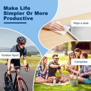 Serviette de dissolvant de <span class=keywords><strong>coton</strong></span> pur de haute qualité 100% pour les articles de toilette de dentiste de clinique d'hôpital de maquillage de voyage - Product Image 6