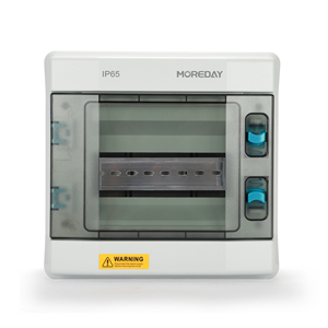 IP65 nhựa không thấm nước hộp phân phối điện PC + ABS bao vây 6/8/12/18/24 cách ngắt mạch bảng điều chỉnh với DIN đường sắt - Product Image 2