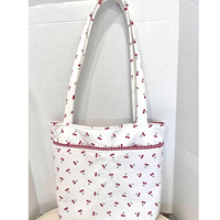 Sac à bandoulière pour femme, motif bonbons, grande pochette à cosmétiques en tissu avec fermeture éclair et garniture assortie