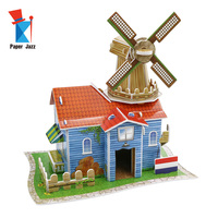 Mini kit de maison modèle à construire soi-même, jouets éducatifs, puzzles, cadeau pour enfants et adultes