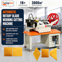 Mesin Pemotong Pita Elastis Otomatis TR-200XZ 200mm Multi-Sudut dengan Pisau Putar untuk Pemotongan Pita Panas & Dingin