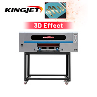 Impresora UV DTF con Efecto 3D, Impresora Automática de Película AB A3, Impresora UV DTF con Barniz para Todos los Materiales, Impresora UV DTF A2