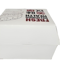 Boîte à hamburger en carton personnalisée à bas prix, emballage jetable pour fast-food, conteneur OEM avec faible MOQ