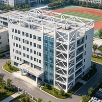 Bâtiment modulaire à ossature métallique multi-étages, assemblé par boulons, à cycle de construction rapide pour un projet de construction d'un nouvel campus scolaire