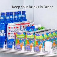 Poussoir de rayonnage amélioré à double ressort pour bouteilles de soda, organisateur de boissons à glissement automatique pour présentoir de bouteilles de boissons et réfrigérateur
