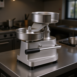 Máquina para Hacer Hamburguesas de 150 mm, de Acero Inoxidable, Manual, para Formar Carne, de Uso Comercial y Resistente - Product Image 2