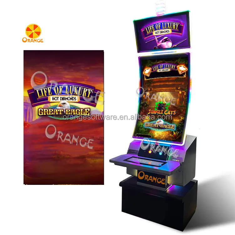 Life of Luxury 2 in 1 Jungle cats/Great Eagle WMS Life of Luxury skill game board/life of luxury game machines monitor verticale