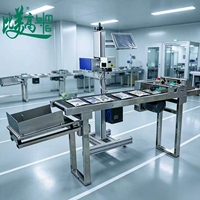Équipement de gravure laser UV à alimentation séparée haute vitesse avec unité de contrôle à écran tactile pour sachets d'emballage souples