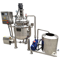 Cuve de mélange électrique en acier inoxydable de 500 L, équipement de laboratoire pour liquides, détergents, shampoings, sauces, mayonnaise, homogénéisateur, mélangeur