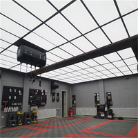 Lumière de travail LED COB à panneau carré très vendue, bande lumineuse LED pour plafond et panneau avec cadre en aluminium pour atelier et magasin automobile