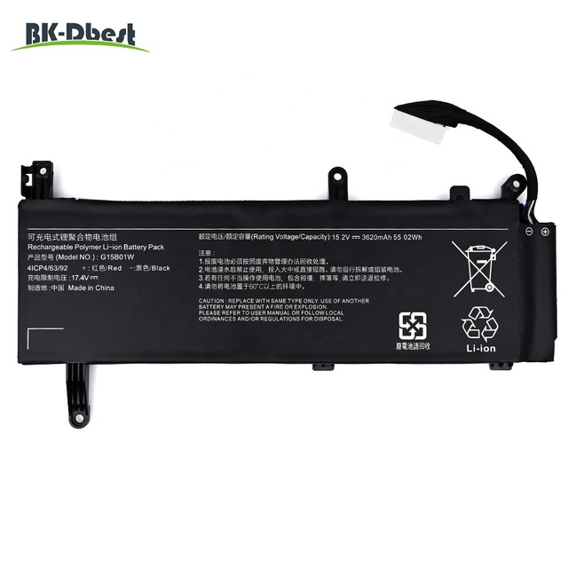 15.2v 55.02wh G15B01W Wholesales Factory Brand New Replacement Battery For TM1801 171502-AI/A1 G15B01W Laptop Battery