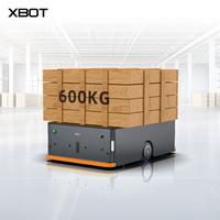 Robot AGV, véhicule de transport automatisé, navigation magnétique, évitement d'obstacles par laser pour la logistique des entrepôts de fabrication