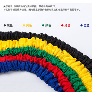 Sangle de résistance Xiangxu avec tube de traction et poignée unique – Équipement d'entraînement de fitness pour le yoga et les exercices d'étirement - Product Image 3
