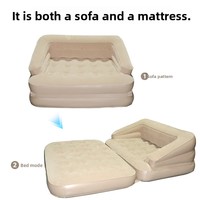 Matelas Gonflable Portable Moderne Automatique pour Salon, Canapé Gonflable Pliable