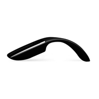 Mouse Bluetooth Lipat Generasi ke-2, Mouse Optik Nirkabel Sentuh Lipat Arc, untuk Laptop