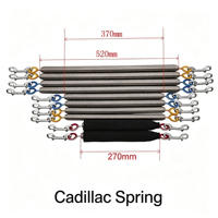 Ressort de tension à double anneau en acier inoxydable de haute qualité, ressort d'équilibrage de précision OEM en gros, extension de ressort 22 Pilates