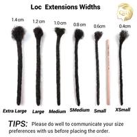 Extensions de dreadlocks au crochet Rasta Locks Afro Kinky en cheveux humains Remy, sans produits chimiques, couleur personnalisable, pour femmes