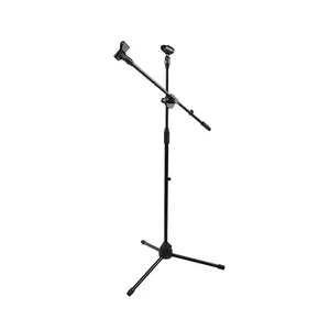 Professional Flexible Strong Heavy Duty Adjustable Tripod Floor Microphone Stand