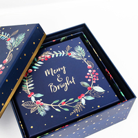 Caja de Regalo de Cartón Corrugado Personalizada con Laminado Mate, Grabado en Relieve, Embalaje Rígido Biodegradable para Calcetines y Ropa, Diseño OEM