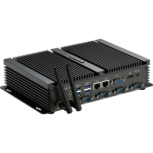 Mini PC Industrial en Stock en EE. UU., Core I5, 4GB RAM+128GB SSD, 4 Puertos COM RS232, 2 LAN, HD+VGA, Carcasa Metálica Completa Sin Ventilador NC1037 Mini P - Product Image 3