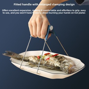 Multi-Functional Anti-Scalding <b>Clip</b> for Bowl Plate Casserole Steaming Dish Kitchen Household Plate Lifter Spoon Rests Pot <b>Clips</b> - Product Image 3