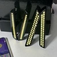 Misun RGB Flow Serie 5-Zoll LED-Blinkleuchte Auto-Seitenmarkierungsleuchten Logo-Lichter 12V IP65 Wasserdicht 2-teilig Neu Nachrüstbar