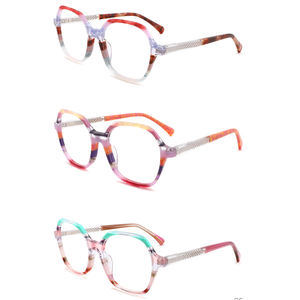 88018 à la mode femmes <span class=keywords><strong>violet</strong></span> rouge grand carré optique lunettes cadre hommes géométrique lunettes cadres Prescription tortue lunettes - Product Image 1