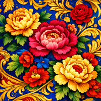 Tissu en coton imprimé numérique 100 % polyester 106 g/m², motifs floraux personnalisés, acceptant les designs sur mesure
